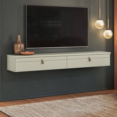 Imagem de Rack para TV Até 55 Polegadas Line 2 Portas Off White/Bege - Olivar Móveis