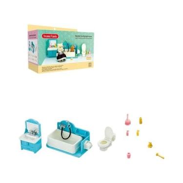 Imagem de Brinquedo Infantil Meninas - Conjunto de Casa, Animais da Floresta e Ô