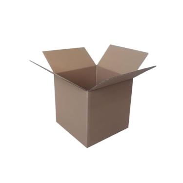 Imagem de Caixas de Papelão 30x30x30 cm, Conjunto de 10 Unidades, Marrom