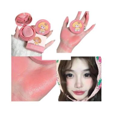Imagem de Blush De Almofada Misturável De Longa Duração Com Pó Puff Branqueador 