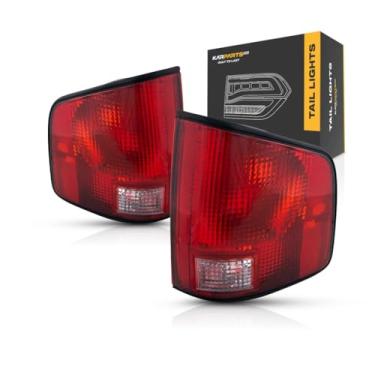 Imagem de Serve para Chevrolet/Grand Mercury S10/S15/Sonoma Pickup 1994-02/Isuzu Hombre 1996-01 unidade de luz traseira 1 ST DESIGN par lado do motorista e do passageiro (certificação NSF) GM2800124, GM2801124