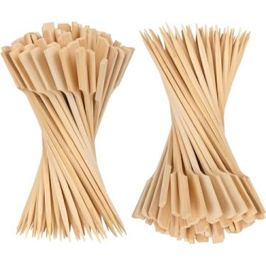 Imagem de PFIEIFPO Espetos De Bambu 12 Polegadas, 200 Coquetel, Madeira Para Aperitivos, Churrasco, Espetinhos Frutas, Sanduíches, Bebidas.
