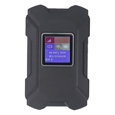 Imagem de Roteador 4G Portátil Com Tela Colorida de 1,44 Polegada, Suporte até 32 Dispositivos, 3000mAh 150Mbps 4G LTE WiFi Mobile Hotspot com o Slot do Cartão SIM para Viagens, Casa, Jogo