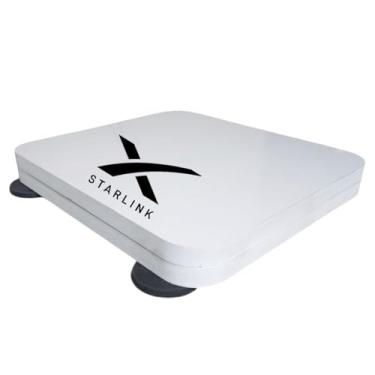 Imagem de Case Veicular suporte Magnético para Starlink Mini, 4 Ímãs de Neodímio de 25kg, Branco