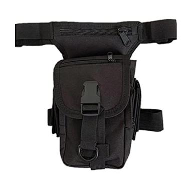 Imagem de Bolsa de perna de caminhada e ciclismo, bolsa de cintura multifuncional, bolsa de perna de nylon à prova d'água, bolsa de perna para mulheres, pochete de motocicleta, bolsa de cintura para esportes ao