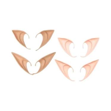 Imagem de Orelha De Elfo De Fada De Silicone Macio Cosplay Orelhas De Elfo De Va