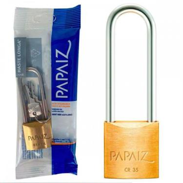 Imagem de Cadeado Papaiz Haste Longa 35 X 50Mm