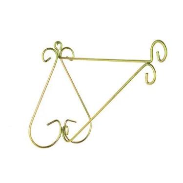 Imagem de 5 Suporte Artistico para Pendurar Vasos Preto Dourado Planta Xaxim Flores Plantas Samambaia