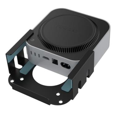 Imagem de Monzlteck Suporte de parede ou embaixo da mesa Mac Mini m4/m4 Pro, metal