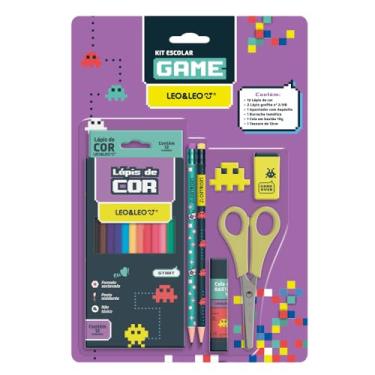 Imagem de Kit Lápis de Cor 12 Cores Game - Leo&leo