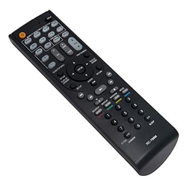 Imagem de ALLIMITY Controle remoto substituído RC-799M compatível com receptor Onkyo HD AV Surround HT-R590 HTS-5500 HT-R591 HT-RC330 HT-RC430 TX-SR309 TX-SR313 HT-R391 Ht-R558 HT-R558B HT-S558B 400 horas