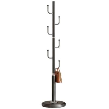 Imagem de Cabide De Parede Independente Cabide De Árvore Cabides De Árvore Independente Com Ganchos De Pé Cabide De Chapéu De Aço Inoxidável E Base De Mármore Cabideiro De Árvore Hall Cabide De Árvor