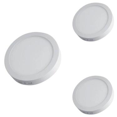 Imagem de 3 Luminárias Plafon Led 24w Philips 6500k Bivolt Embutir