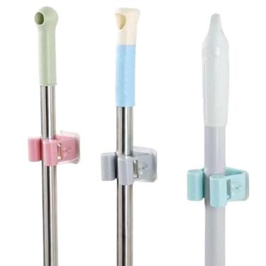 Imagem de 5 Peças Suporte Para Vassouras Rodo Suporte De Parede Fortalecer Gancho De Cozinha