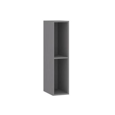 Imagem de Nicho Vertical 20cm Premium Luciane Móveis Cinza Puro