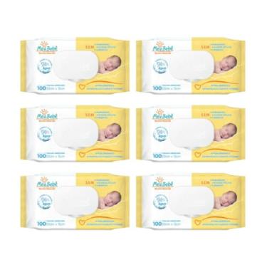 Imagem de Lenços Umedecidos para Recém-Nascido Meu Bebê, 6 Unidades, Primeiros Dias
