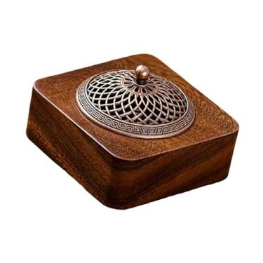 Imagem de Ioensy Acessórios para porta-incenso, peça central de mesa, presente de ano novo, fragrância para casa, ornamento de madeira de para armário de spa,