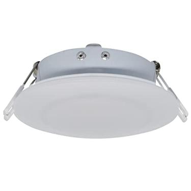 Imagem de Facon 4,5 polegadas LED RV Puck Light Full Aluminum Recessed Mount Down Light, DLFST4-008 12V Luz interior para RV Motor-Homes Camper Caravan Trailer Boat (3400K luz branca quente)