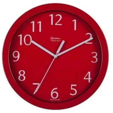 Imagem de Relógio de parede Herweg Vermelho 671844