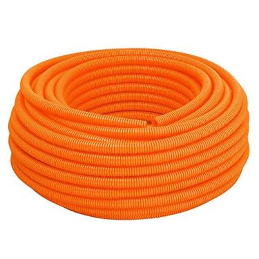 Imagem de MANGUEIRA CORRUGADA LARANJA 25 MM FLEXIVEL ROLO C/ 50 MTS TIGRE 14211250
