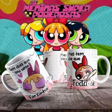 Imagem de CANECA PERSONALIZADA MENINAS SUPER PODEROSAS XICARA CERAMICA PORCELANA