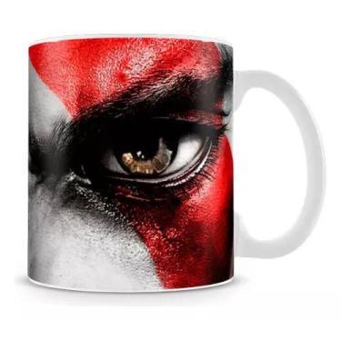 Imagem de Caneca God Of War Personalize com seu nome! - Loja Dinka, Branco