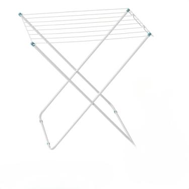 Imagem de Varal De Chão Mor Slim Dobrável Alumínio 16 Kg Reforçado (Slim s/Abas - Aço)