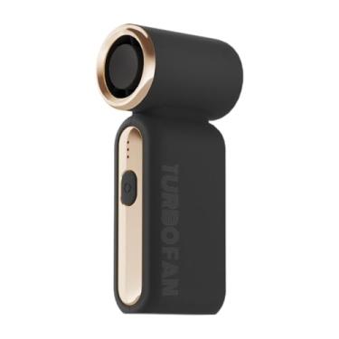 Imagem de predolo Ventilador de mão com velocidade ajustável USB Ventilador de resfriamento portátil para caminhadas em ambientes internos e externos, Cinza