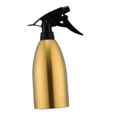 Imagem de Bothyi Pulverizador de água de pressão de aço inoxidável, pulverizador manual de 500 ml para plantas, detalhamento de carros, gramados e residências, Ouro