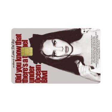 Imagem de Adesivos De Cartão De Crédito Em PVC Black Pink Lana Del Rey 4 Unidade