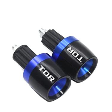 Imagem de Extremidades de manoplas de guidão de motocicleta, tampas de extremidade, acessórios deslizantes de peso para TDR125 TDR240 TDR250 TDR 125 240 250