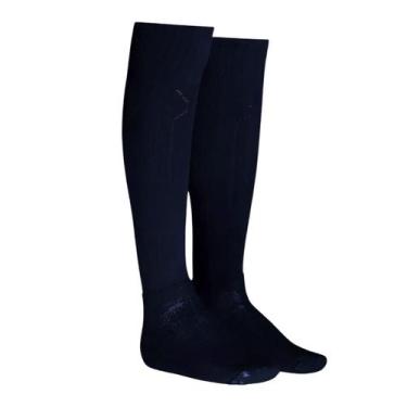 Imagem de Meião Futebol Juvenil Kanxa Original 33/38 Profissional, Azul escuro