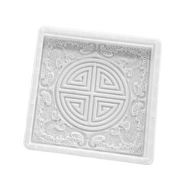 Imagem de Ioensy Modelo de concreto, tijolo, cimento, pedra de degrau, suprimentos para bricolage, ferramenta de pavimentação quadrada, modelo de piso de ladrilho para, Padrão Redondo