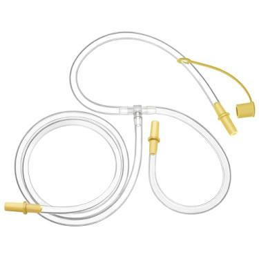 Imagem de Maymom Tubo compatível com bomba no estilo Maxflow Pro Pro + bomba de leite. Não é original Medela Pump Parts Replacement Tubing Replace Medela Tubing. Funciona com Medela PersonalFit Connector.