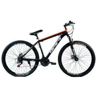 Imagem de Bicicleta Aro 29 Bike 21 Vel Marchas Everest Freio a Disco Quadro Alumínio Leve Resistente Cor Preto/Vermelho - WCT FITNESS