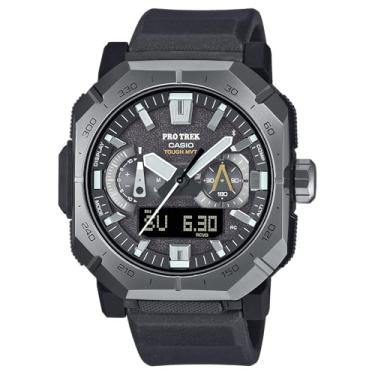 Imagem de Casio Pro Trek Série PRW-B1000 | Relógio digital masculino | Preto | Solar resistente | 100 m WR | Hora Mundial | Temporizador | Calendário Automático | Multi Alarmes | Retroiluminação LED Solar
