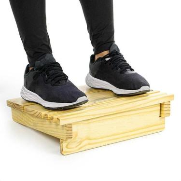 Imagem de Apoio Ergonômico para os Pés em Madeira Resistente - Beto Moveis, NATU