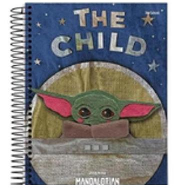 Imagem de Caderno Star Wars Mandalorian Espiral Univ. 1 Mat 80fls - STAR SCHOOL