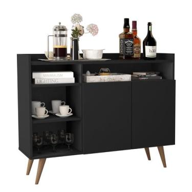 Imagem de Aparador Buffet Celta Cantinho Organizador 3 Portas - 4 Cores - GIGA M