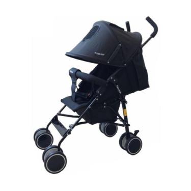 Imagem de Carrinho de Bebê Infantil Alfa de 0 a 15kg Preto - Passear
