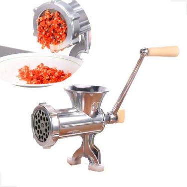 Imagem de Máquina De Moer Carne Para Fazer Hambúrguer Linguiça Manual - NEBI MAG