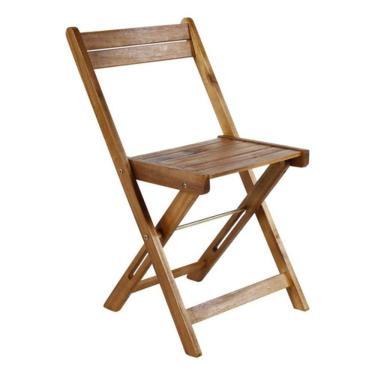 Imagem de Conjunto Para Varanda Dobravel 2 Cadeiras E 1 Mesa - Madeira