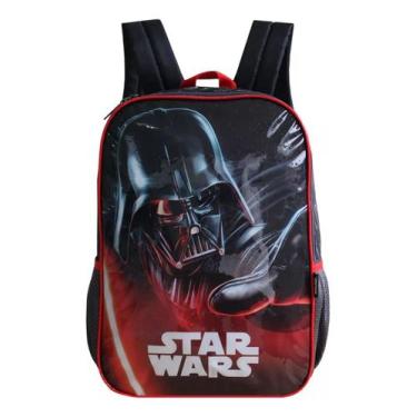 Imagem de Mochila De Costas Escolar Star Wars Darth Vader Luxcel Cor Água