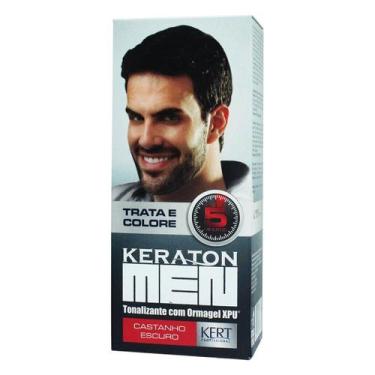 Imagem de Tonalizante Keraton Men Castanho Escuro Kert