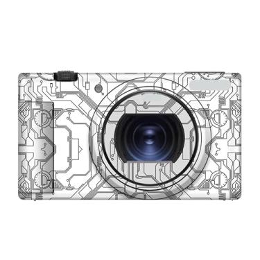 Imagem de Película protetora de vinil antirriscos para câmera película protetora para Sony ZV-1 II Mark II (branco circuito)