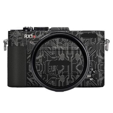 Imagem de RX1RM2 Película adesiva antirriscos para câmera mirrorless para Sony RX1R Mark II Vinil Wrap Body Protective Sticker Coat (Circuit Titanium)