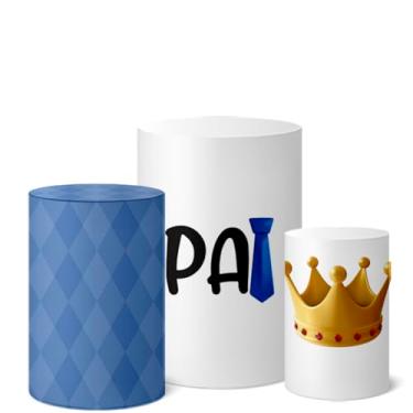 Imagem de Trio Capas Cilindro Decoração Festa Veste Fácil Dia dos Pais (CLPAI0035)