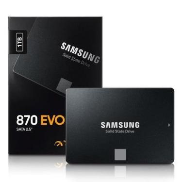 Imagem de SSD Samsung, 1TB, 2.5 Sata 3 870 Evo, 560mb/s Leit - 530mb/s Grav Mz-77e1t0b/eu