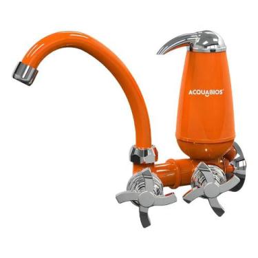 Imagem de Torneira Bica Movel com Filtro 1.500 litros Parede Acquabios Refil Rem