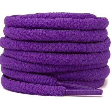 Imagem de Cadarço Para Patins Fino/achatado Cor Magenta Escuro